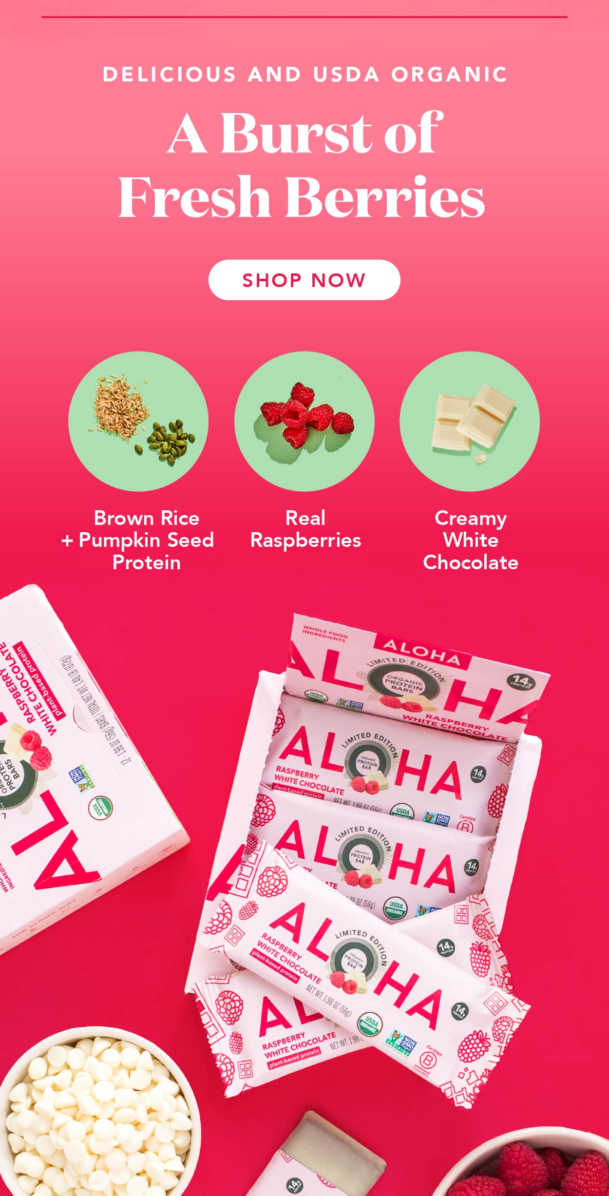 Delicious and USDA organic: A burst of fresh berries!  Delicious and USDA organic: A burst of fresh berries!