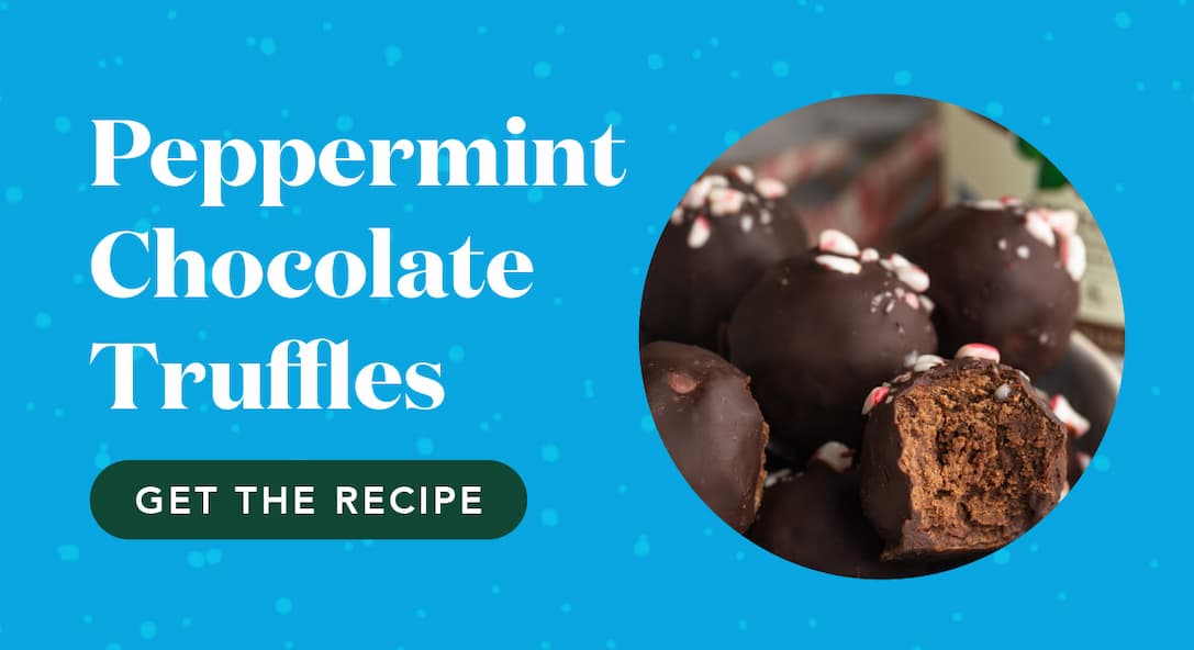 Make Peppermint Chocolate Truffles!