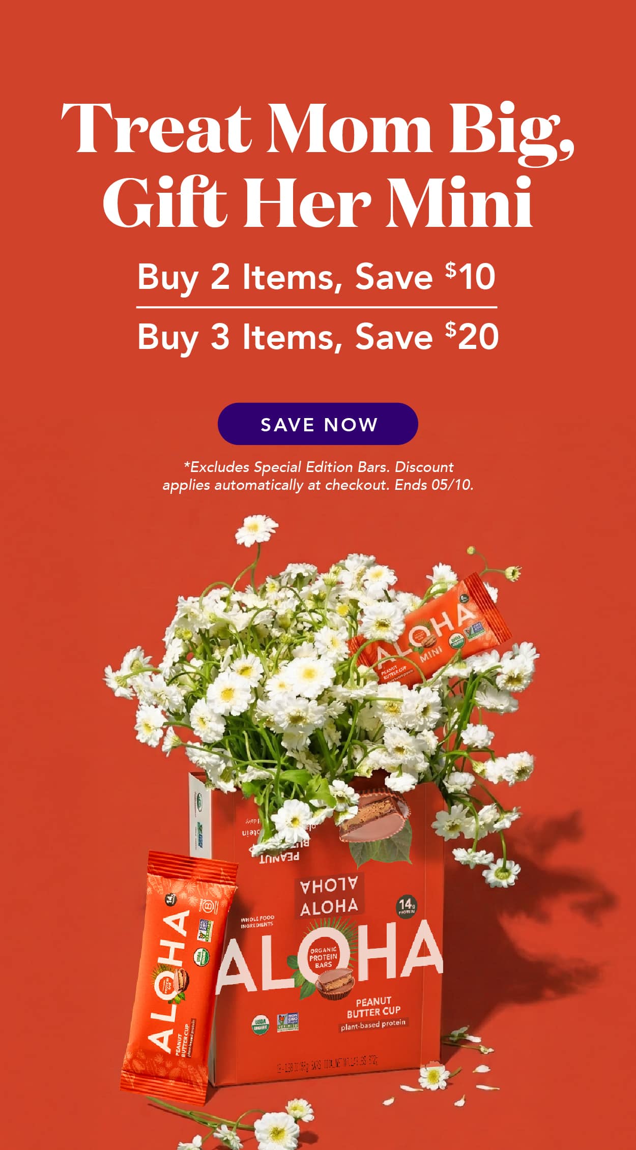 Buy 2 items, save $10 or buy 3 items, save $20! Excludes Special Editions and autoship. Ends 5/10