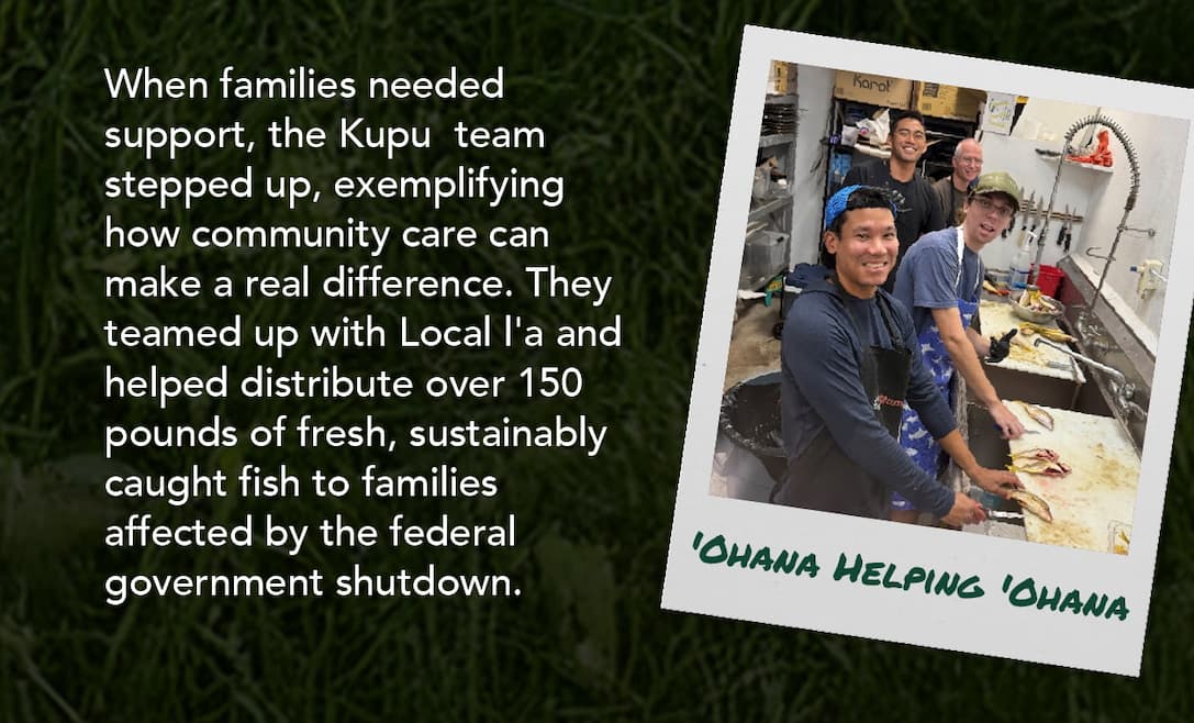 'Ohana helping 'Ohana