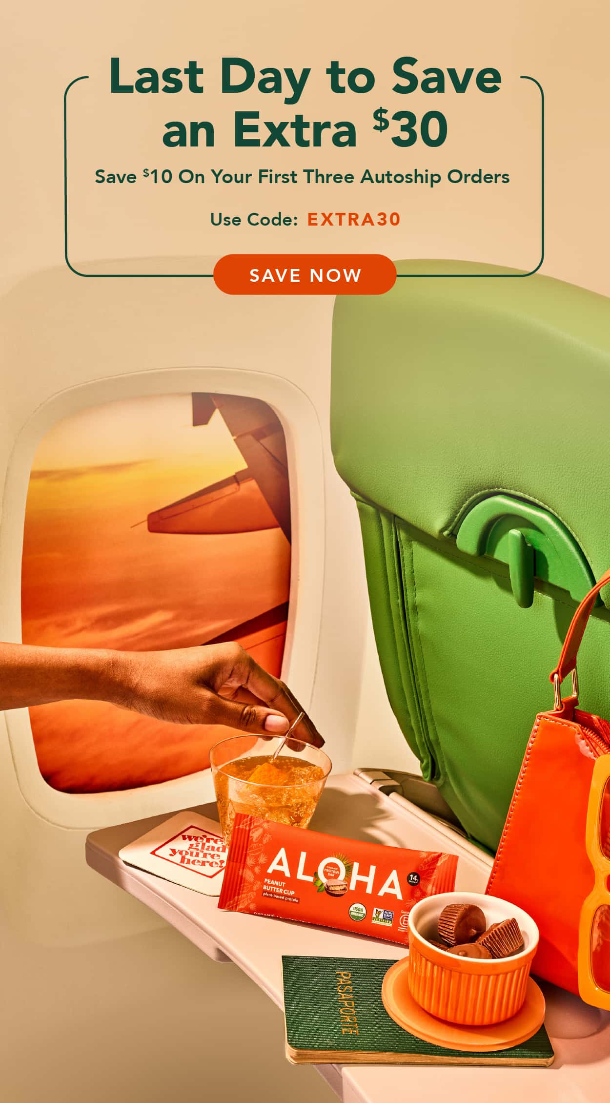 Last day to save an extra $30 with code EXTRA30.