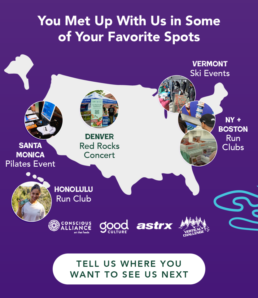 You met up with us in some of your favorite spots 