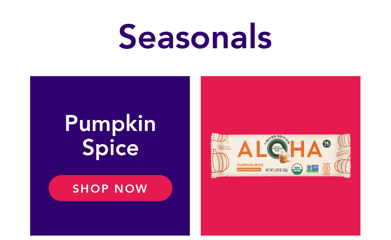 SEASONAL: Pumpkin Spice