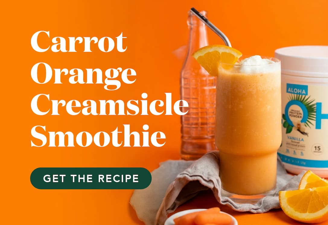 Make a Carrot Orange Creamsicle Smoothie!