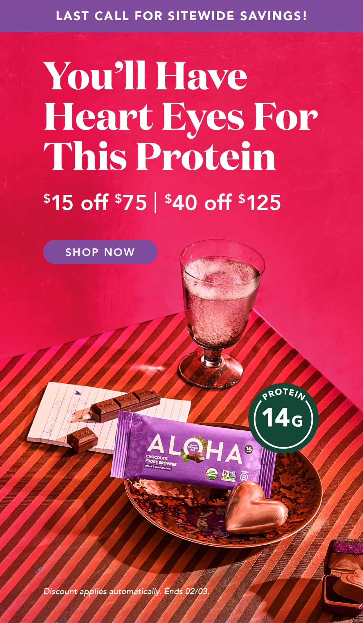 Get $15 off when you s pend $75, or $40 off when you spend $125! Shop now! Ends 02/03