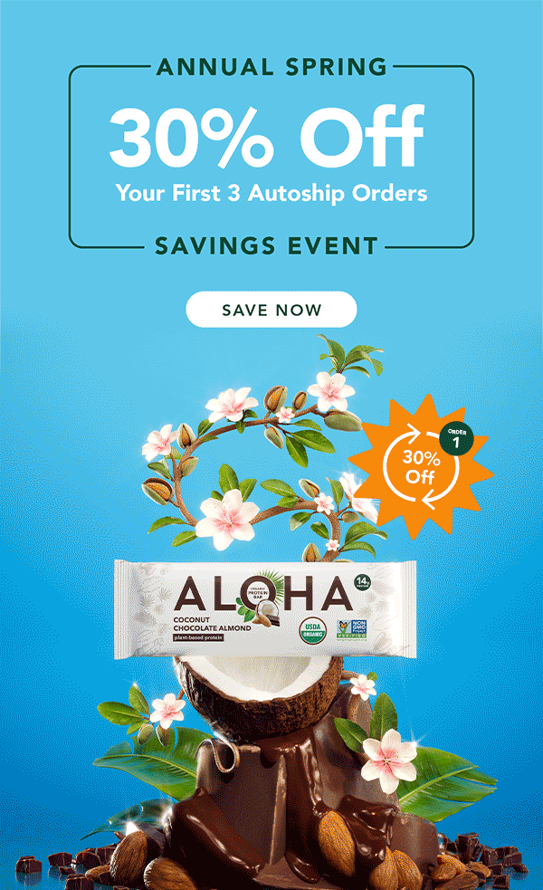 Get 30% off your first 3 autoship orders! Discount applies automatically. Ends tomorrow