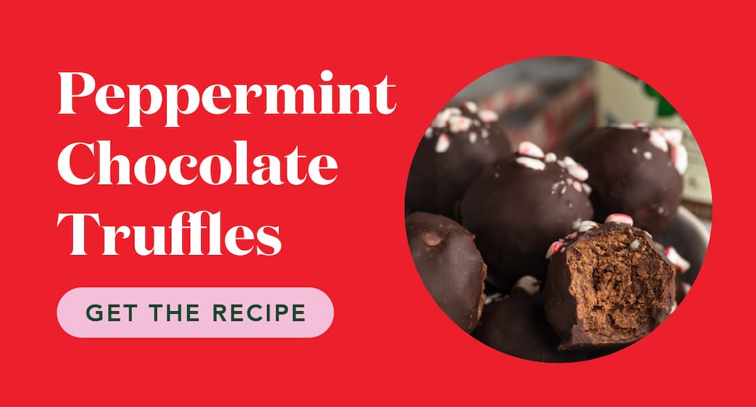 Make Peppermint Chocolate Truffles!