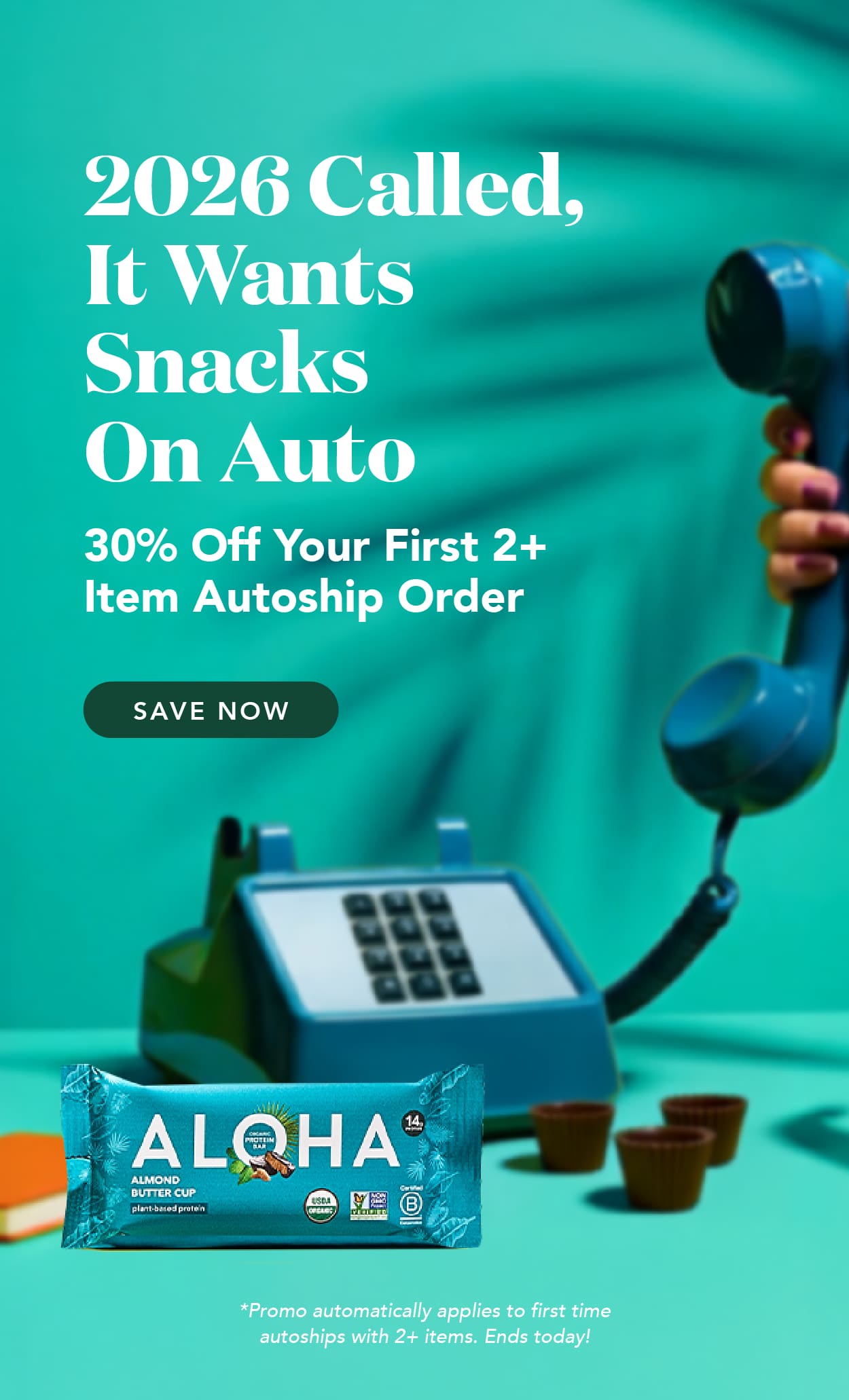 Get 30% off your first 2+ item autoship order! Ends today.