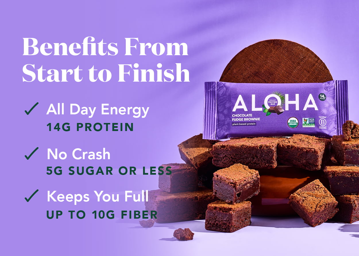 Benefits from start to finish! 14g protein, 5g sugar or less, and up to 10g fiber! Benefits from start to finish! 14g protein, 5g sugar or less, and up to 10g fiber!