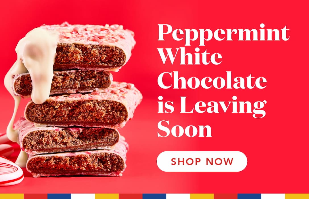 Peppermint White Chocolate is leaving soon!