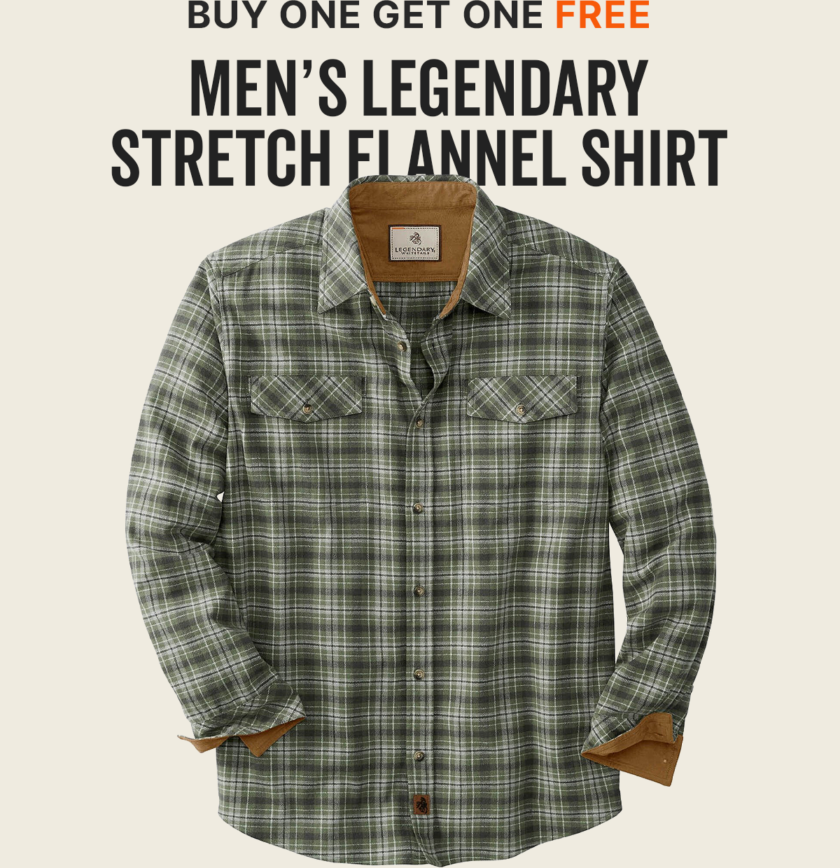 Men's Legendary Stretch Flannel Shirt