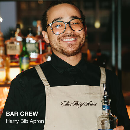 Bar Crew: Harry Bib Apron
