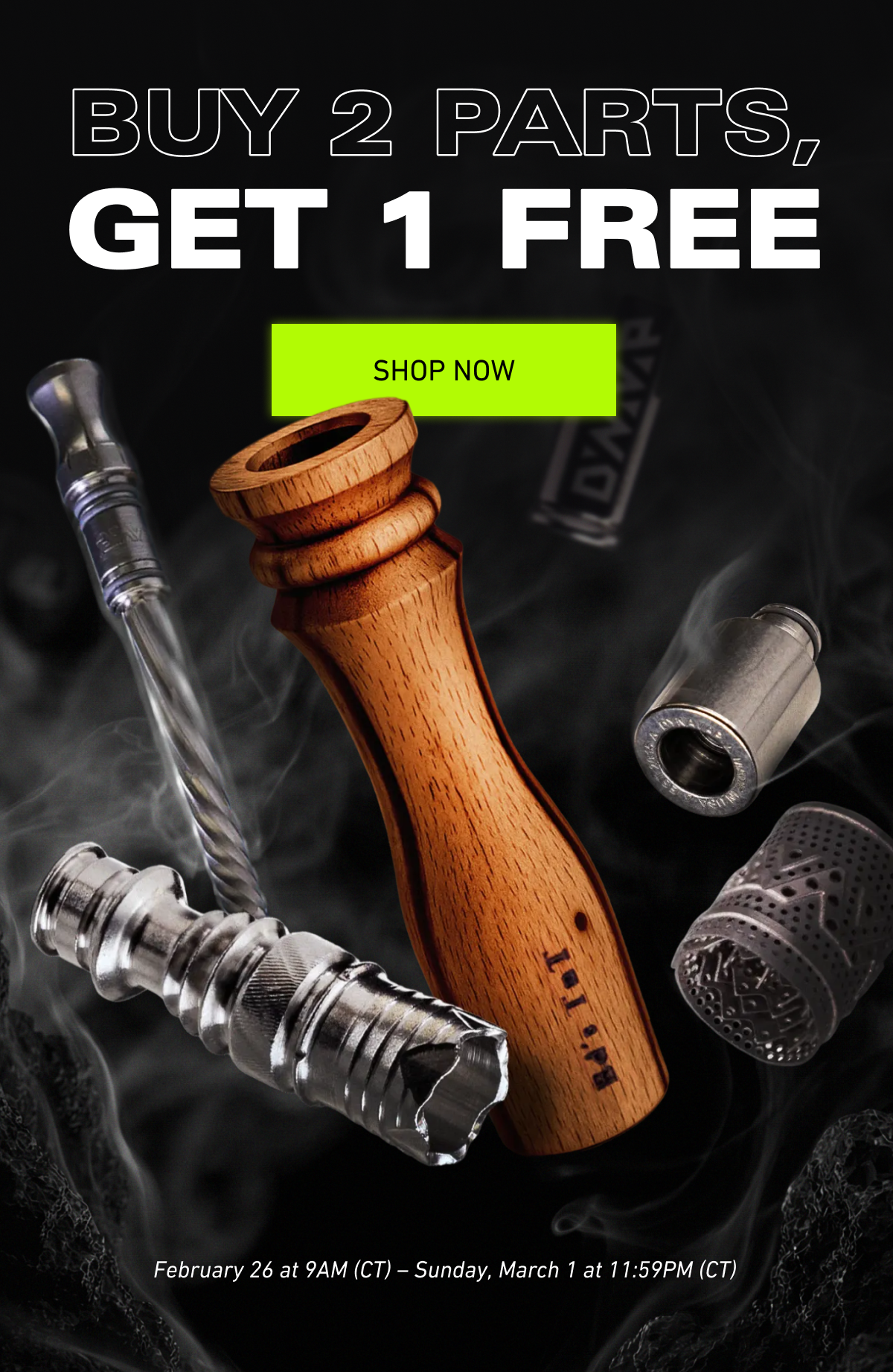 Buy 2 Parts, Get 1 Free