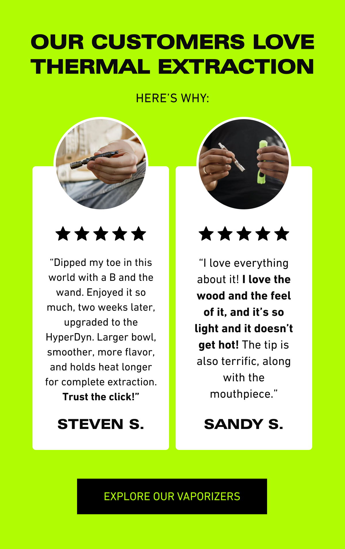 Explore Our Vaporizers
