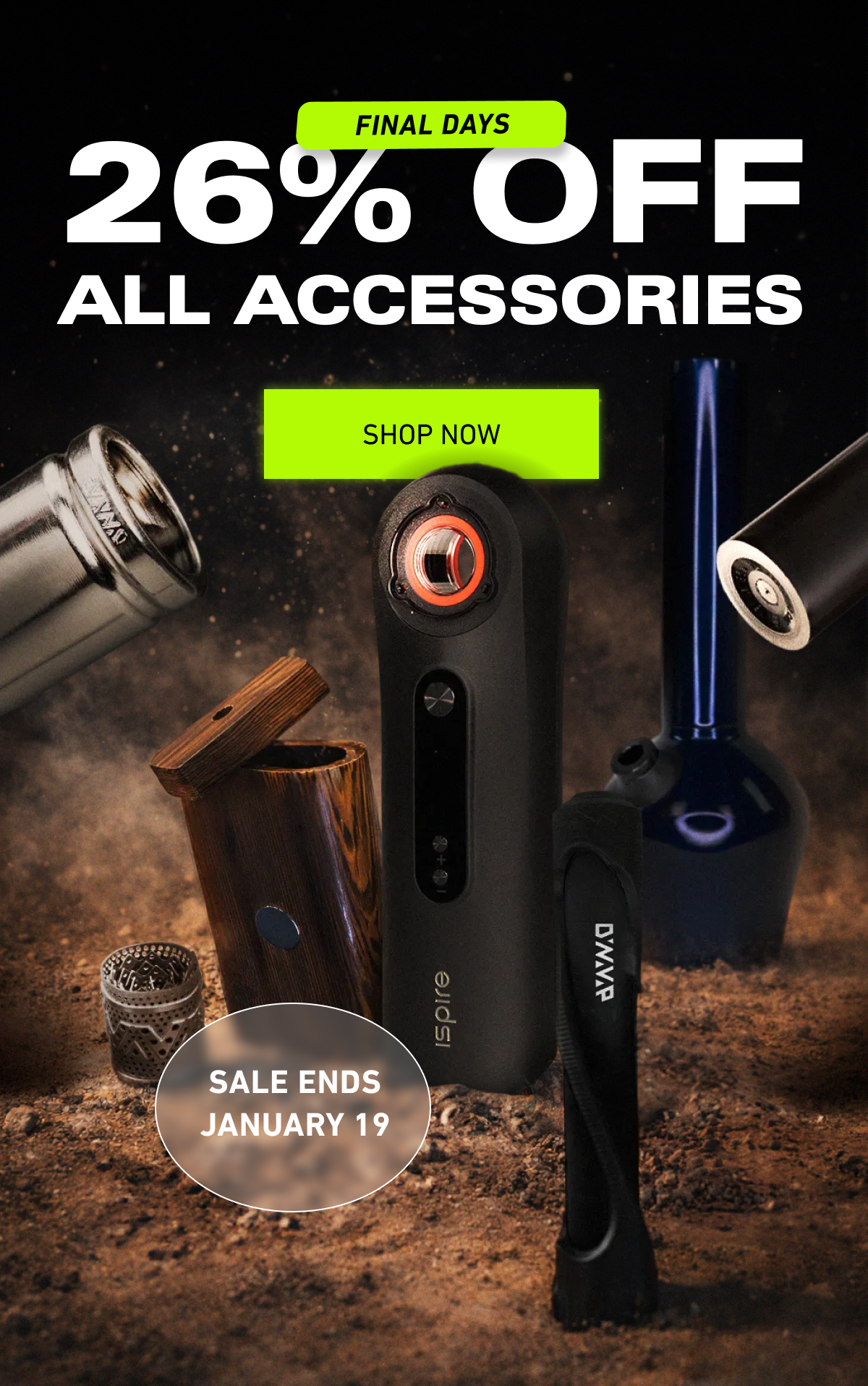26% Off all accessories
