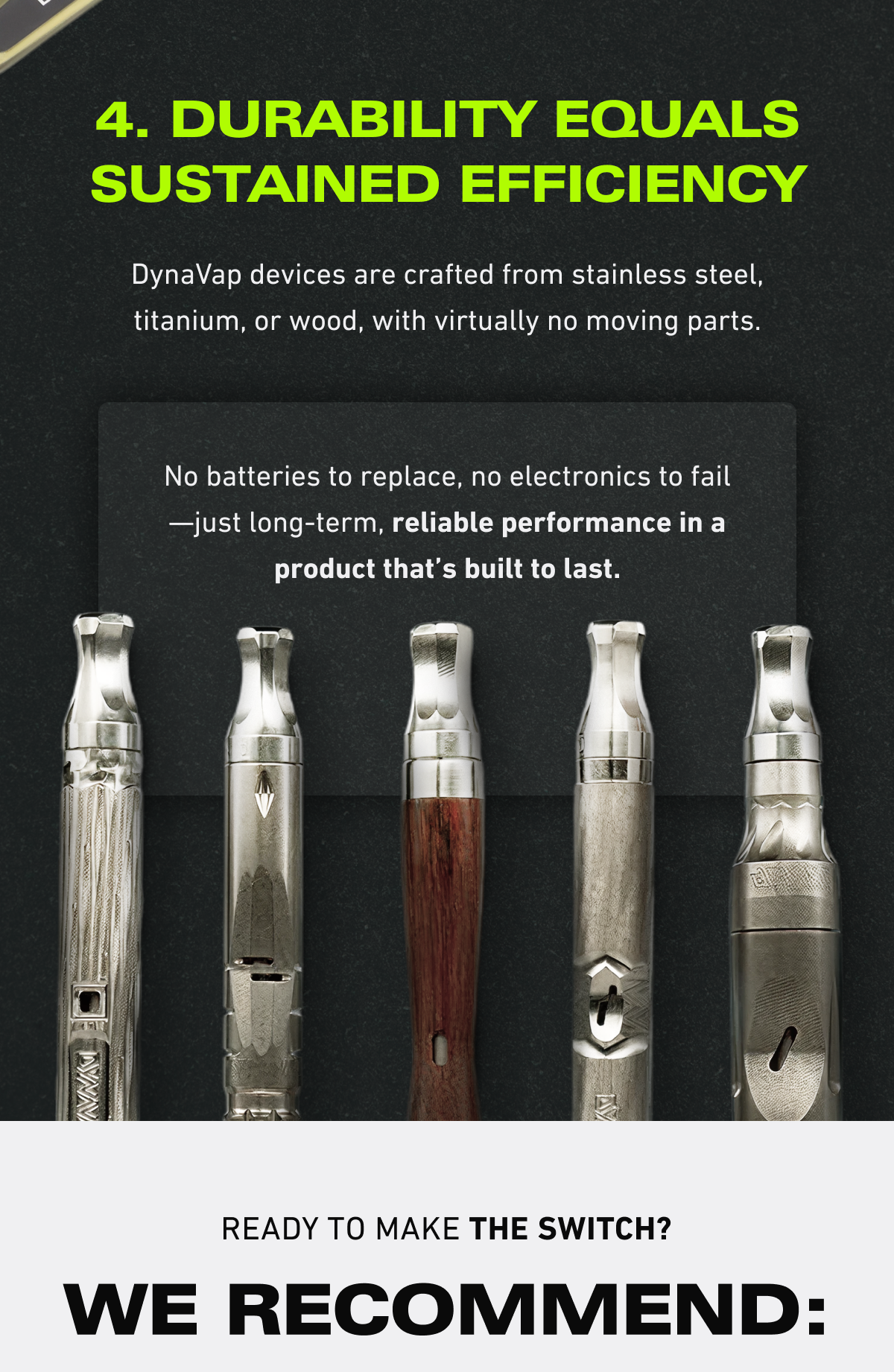 4. Durability Equals Sustained Efficiency