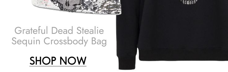 Grateful Dead Stealie Sequin Crossbody bag