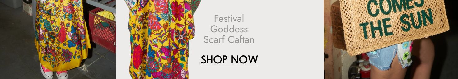 Festival Goddess Scarf Caftan