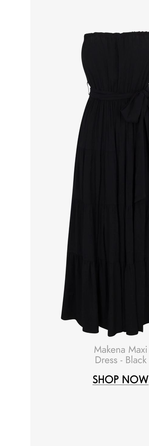Maekan Maxi Dress - Black