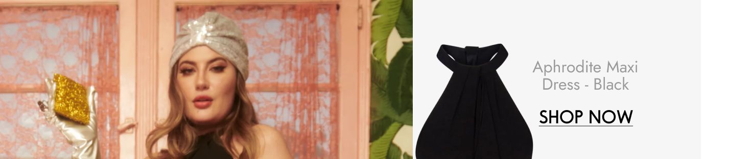 Aphrodite Maxi Dress - Black