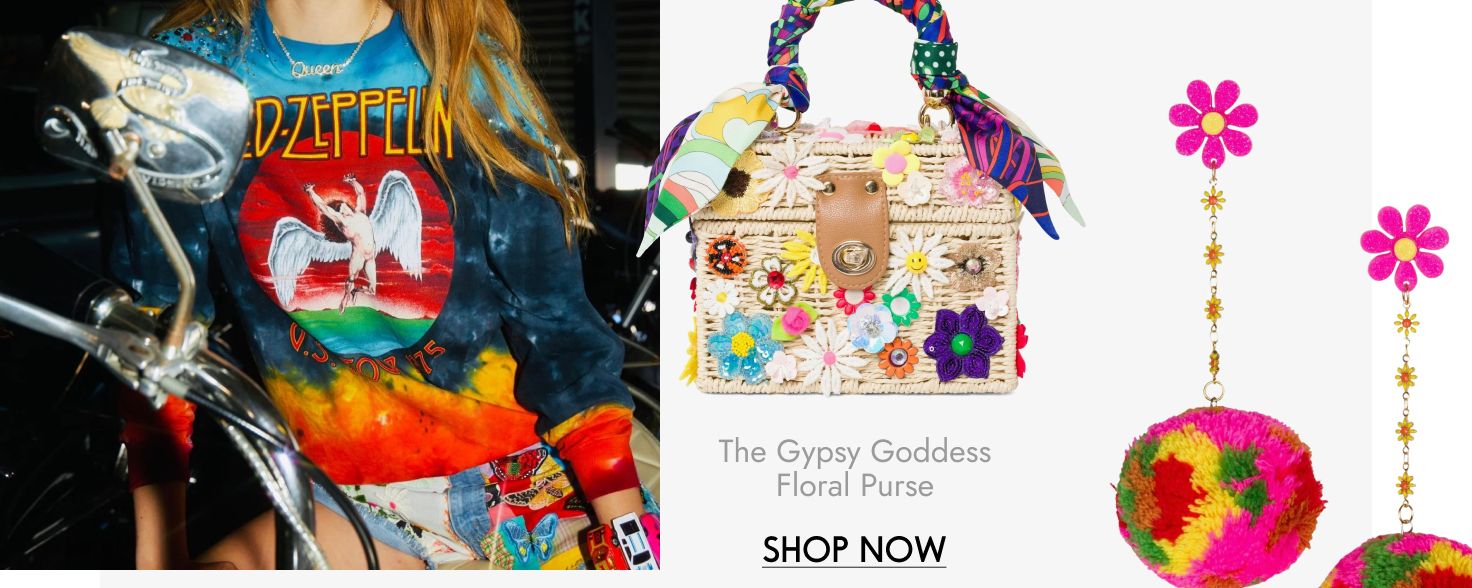 The Gypsy Goddess Floral Purse