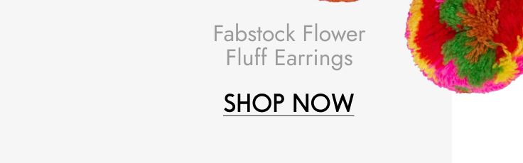 Fabulous Flower Fluff Earrings