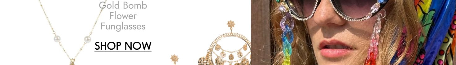 Golden Bomb Flower Funglasses