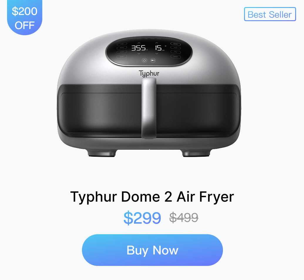 Typhur Dome Air Fryer Save $200
