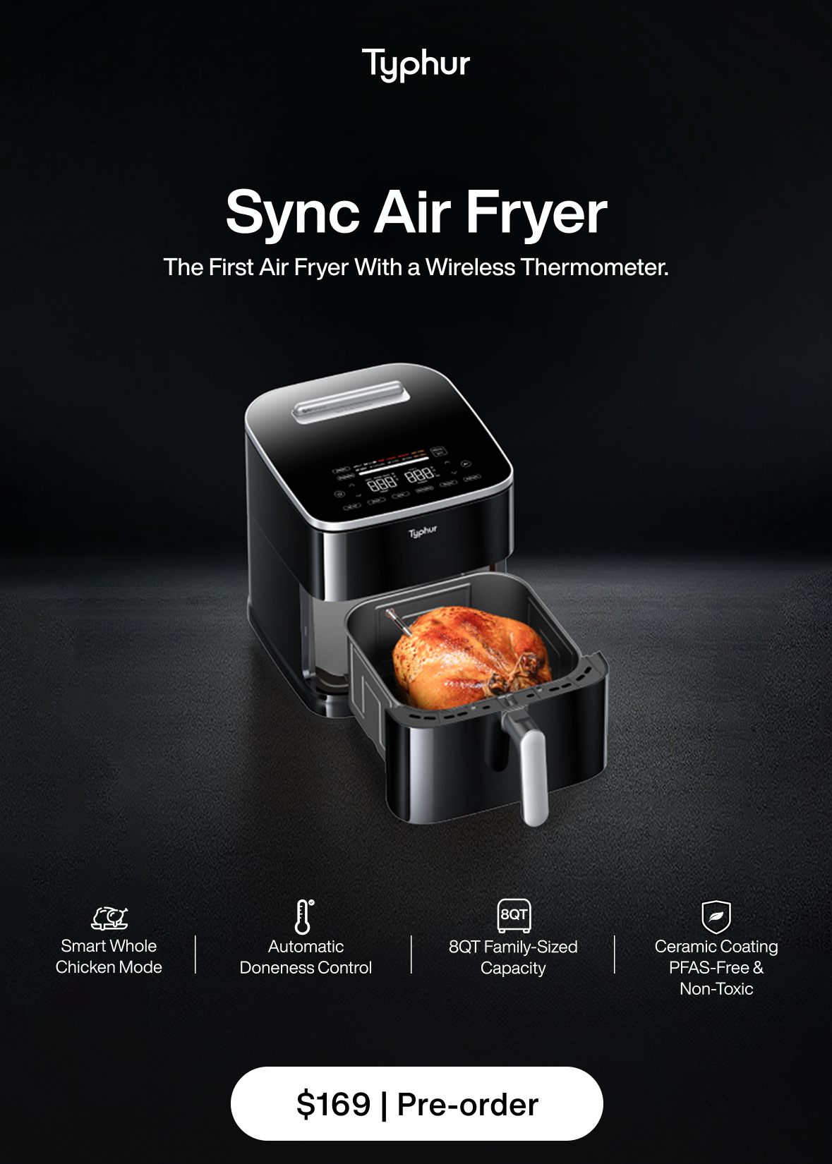 Typhur Sync Air Fryer, Pre-Order Now for Just $169