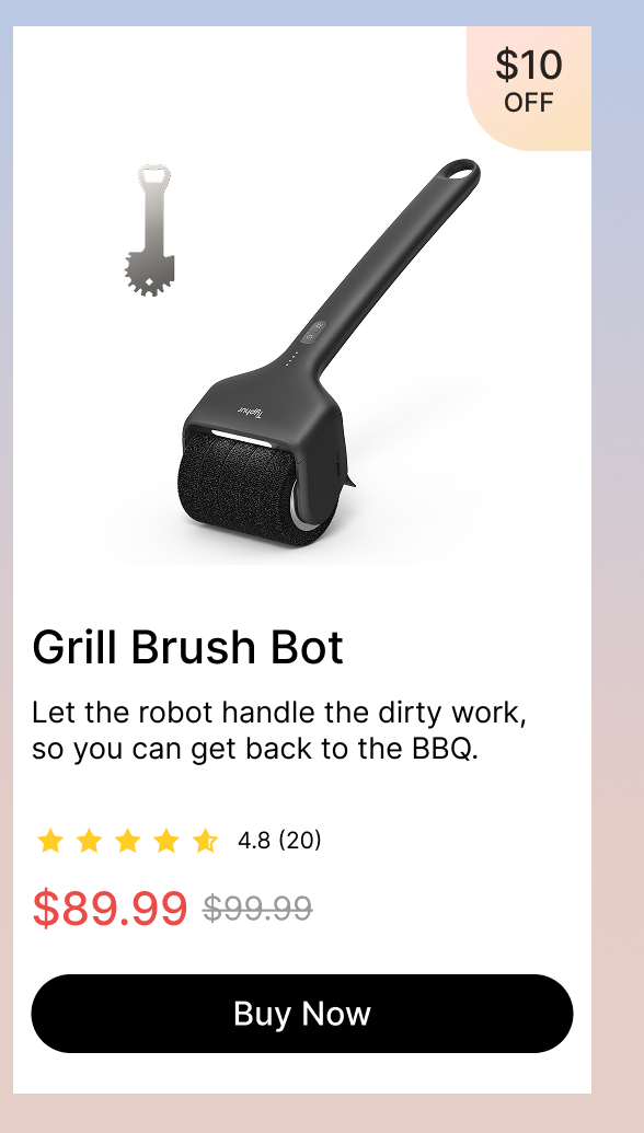 Typhur Grill Brush Bot $89.99