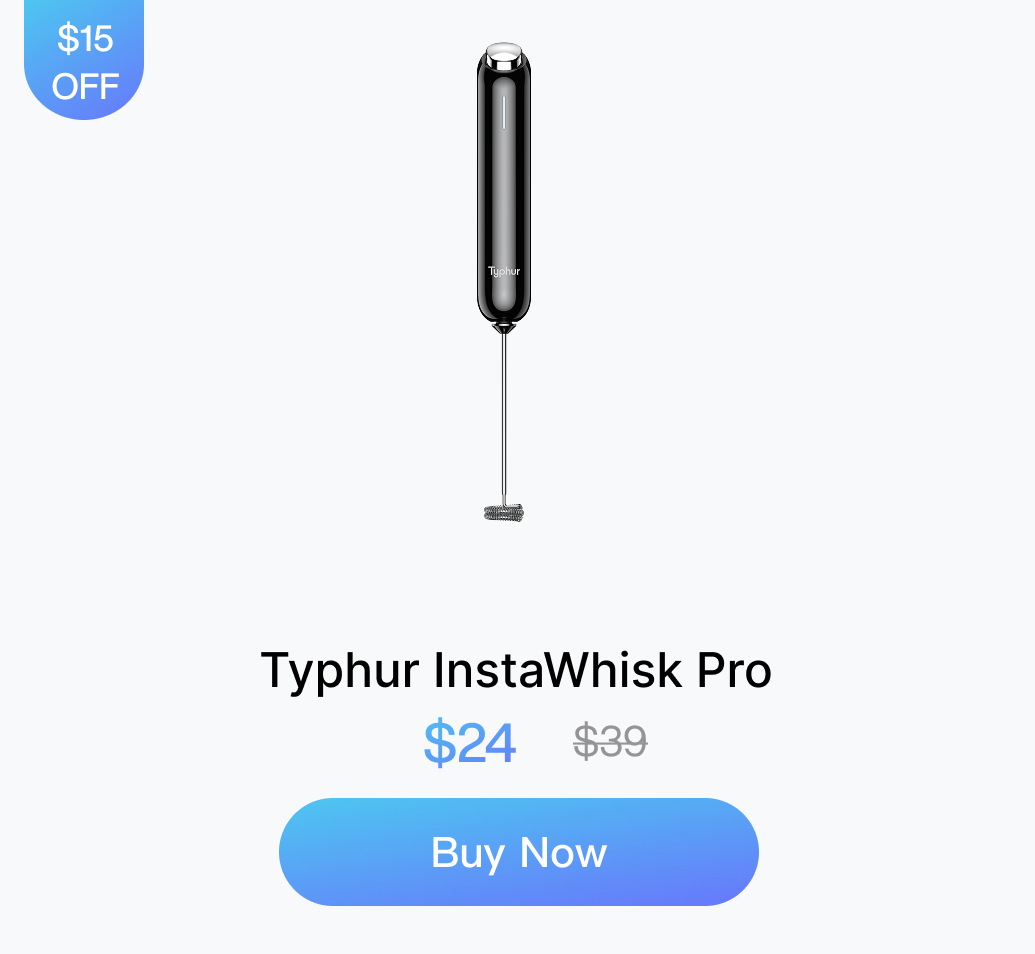 Typhur InstaWhisk Pro, Save $15