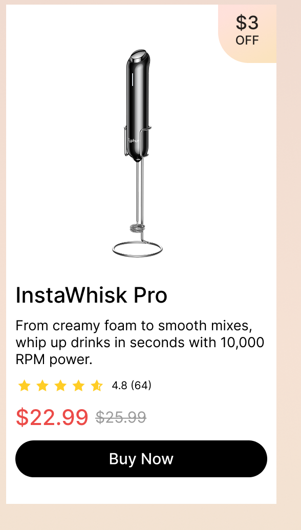 InstaWhisk Pro $22.99