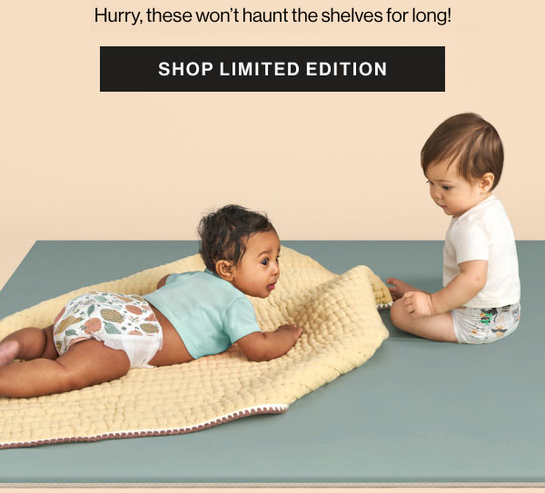 Spooky Szn is Here! Snag our best diaper yet in limited time fall-inspired prints.