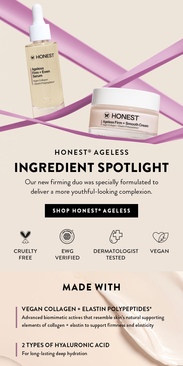 Honest Ageless Ingredient Spotlight