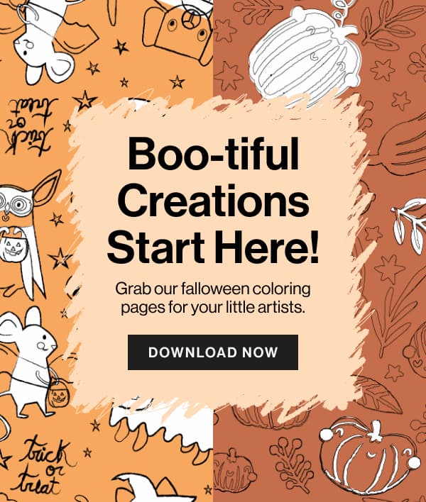 Boo-tiful Creations Start Here! Grab our falloween coloring pages for your little artists. They're free!