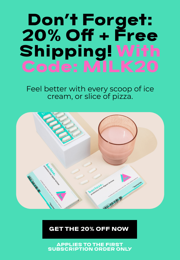 Get Bactose Today! - Shop 20% Off
