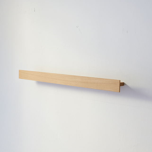 Oak - Floating Gallery Shelf