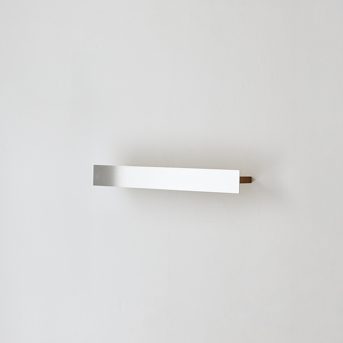 Bushed Steel Shelf 60 cm