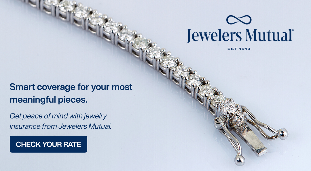 Get peace of mind with jewelry insurance from Jewelers Mutual. Check your rate.