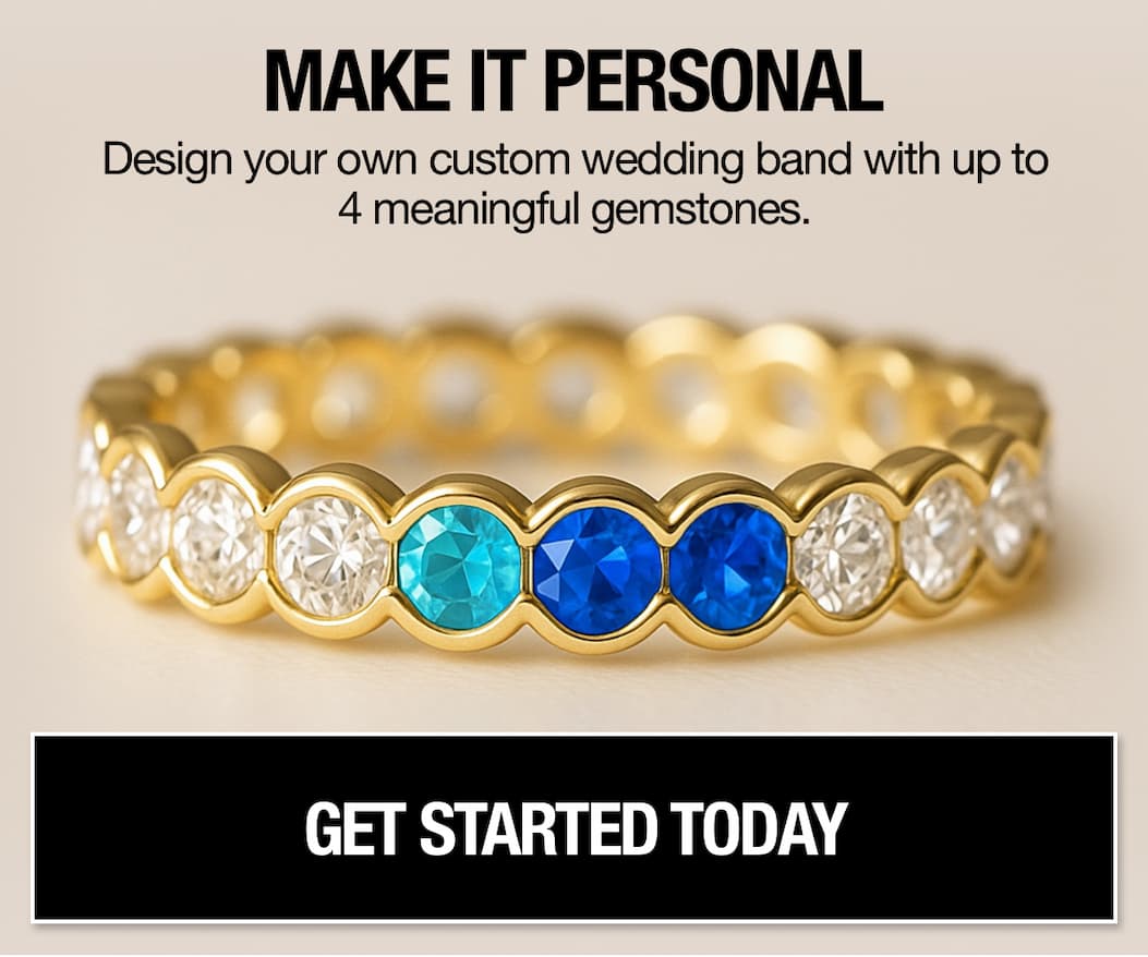 Design your own custom wedding ring today