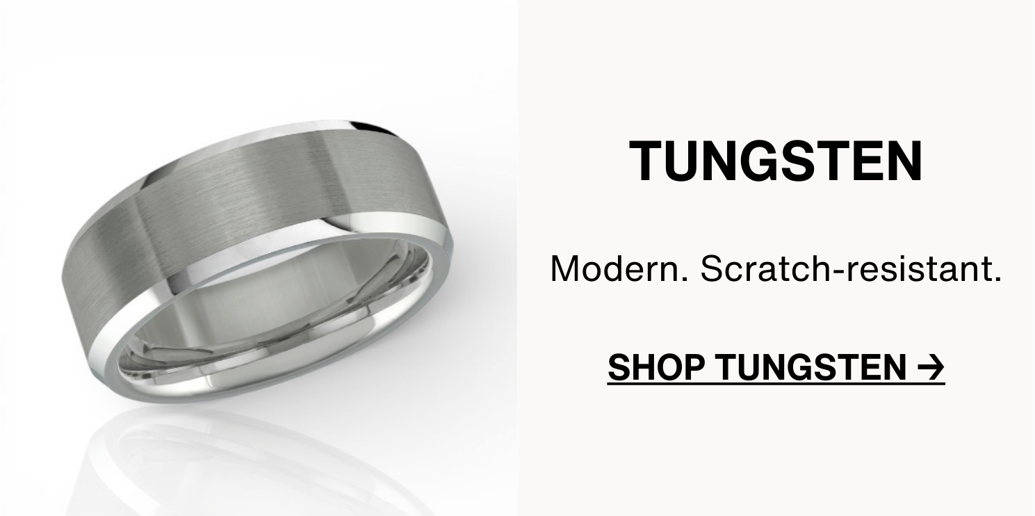 SHOP TUNGSTEN WEDDING RINGS