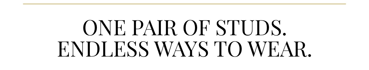 one pair, endless ways to wear
