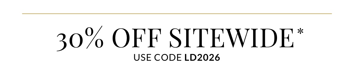 30% off sitewide with code LD2026