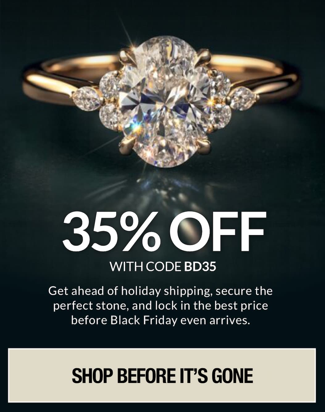 35% off lab-grown diamonds