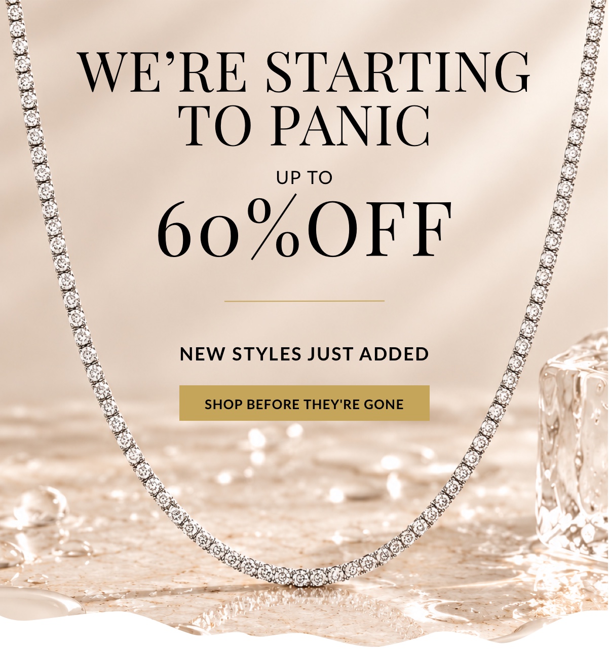 Up to 60% off select styles, no code needed, limited quantities available