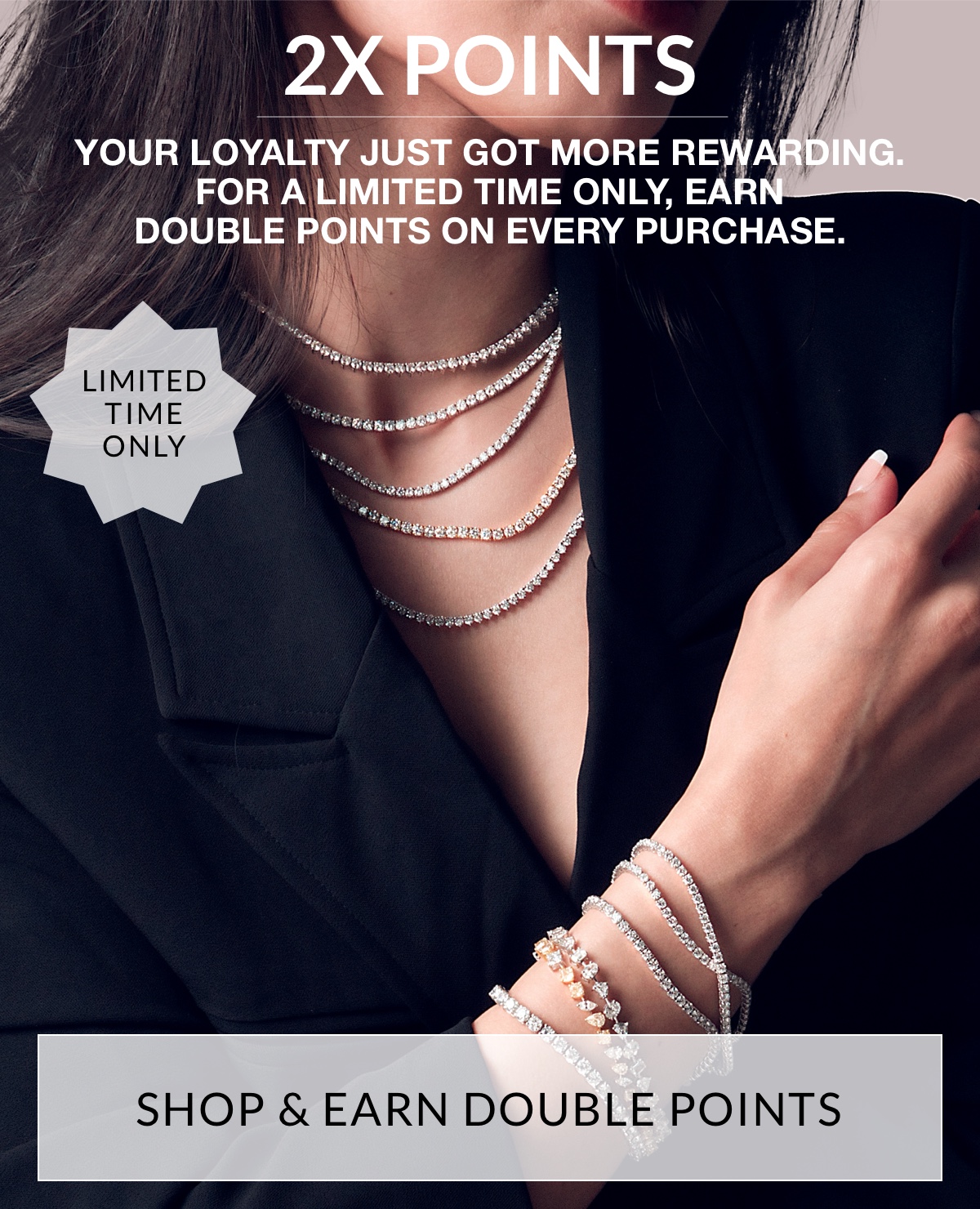 EARN DOUBLE POINTS, NOW THROUGH WEDNESDAY