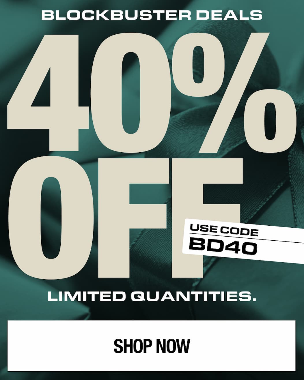 40% off select jewelry with code BD40