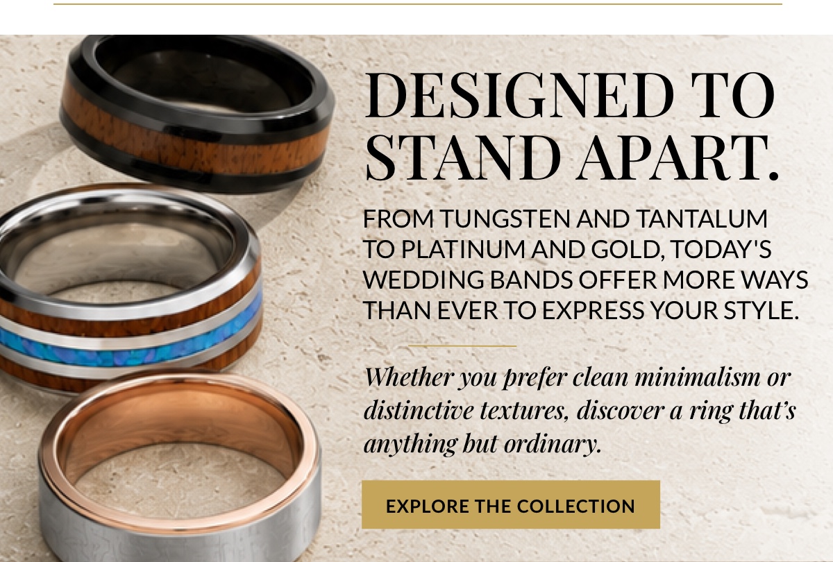 30% off new mens wedding rings