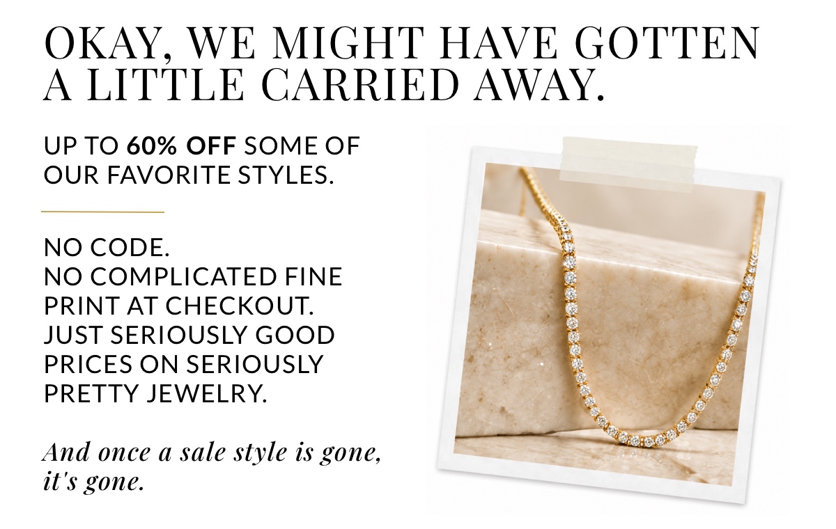 Shop up to 60% off