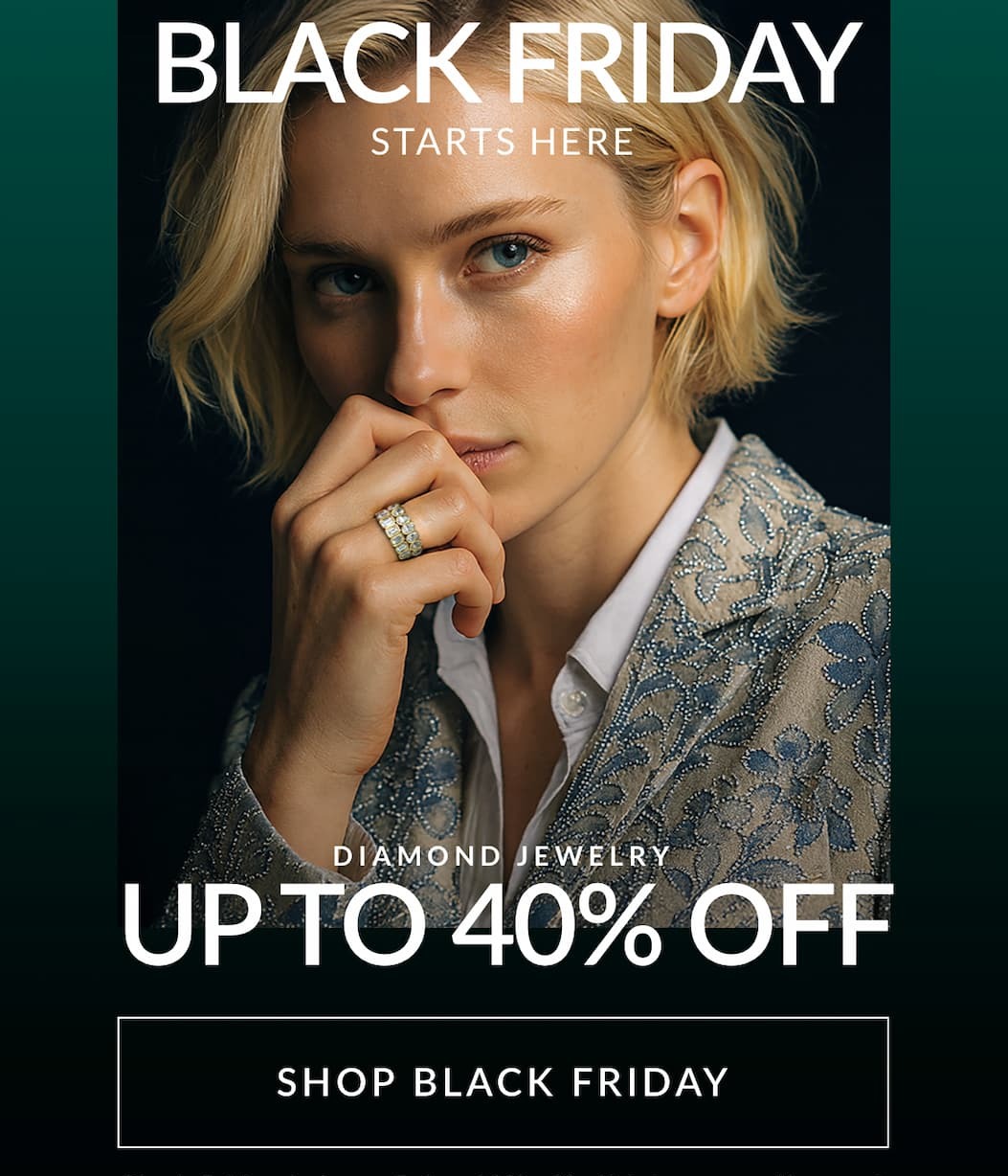 Up to 40% off diamond jewelry